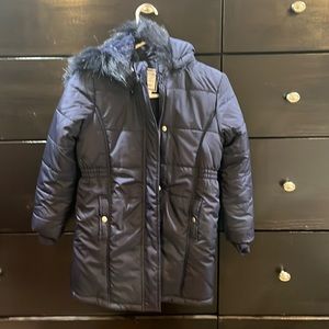 NWT Large 10-12 Gymboree winter coat - dark blue